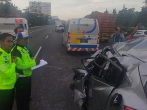 HR-V Diduga Melaju 130 Km/Jam Sebelum Kecelakaan Maut di Tol Jagorawi