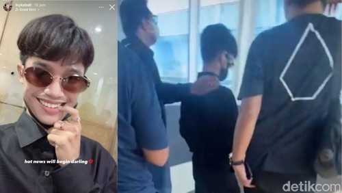 Rizky Kabah unggah story terakhir sebelum ditangkap.