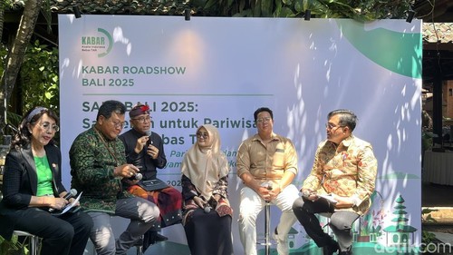 Sarasehan untuk Pariwisata dan Bali Bebas Tar yang diselenggarakan Koalisi Indonesia Bebas TAR (KABAR) yang diselenggarakan di Denpasar pada Rabu (2/10/2025).