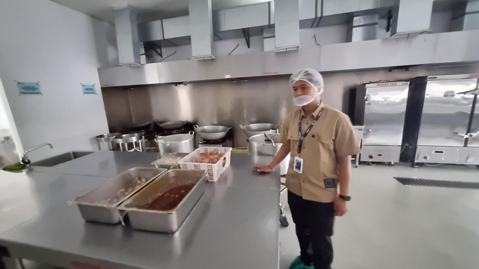 Sistem sanitasi ketat SPPG Polri Pejaten (Taufiq/detikcom)