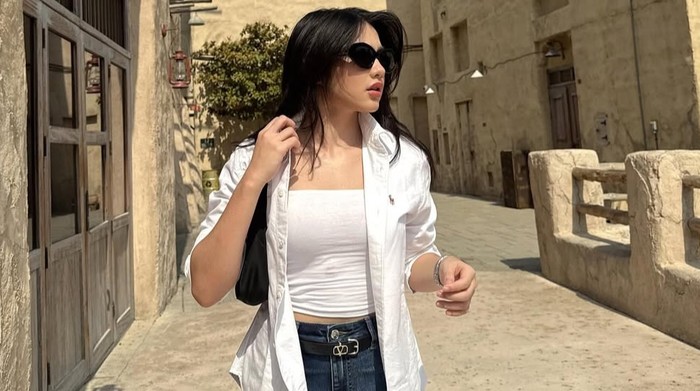 Davina Karamoy liburan ke Dubai