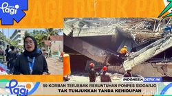 Video: 59 Korban Terjebak Reruntuhan Ponpes Sidoarjo Tak Tunjukkan Tanda Kehidupan