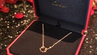 Syifa Hadju mengunggah kalung Cartier Necklace Love Circle yang harganya dilihat dari berbagai situs belanja, harganya kurang lebih Rp 33 juta. Foto: Instagram @elelrumi