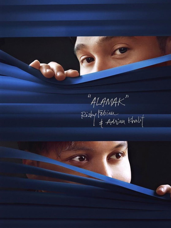 Foto: Cover singel terbaru Rizky Febian dan Adrian Khalif bertajuk Alamak. (dok. Instagram @rizkyfbian). Foto: Cover singel terbaru Rizky Febian dan Adrian Khalif bertajuk Alamak. (dok. Instagram @rizkyfbian).