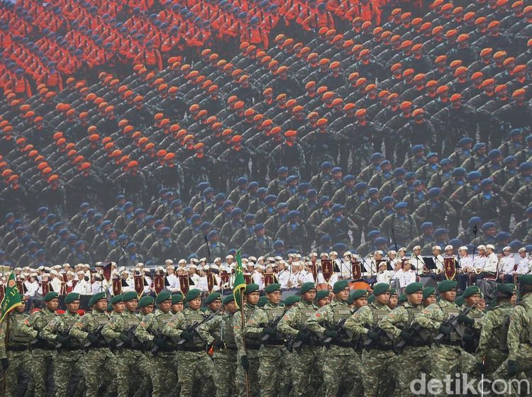 Gladi Bersih HUT ke-80 TNI, Monas Jadi Panggung Parade Pasukan-Alutsista