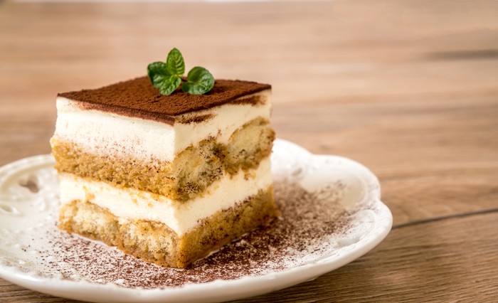 Ilustrasi tiramisu cake