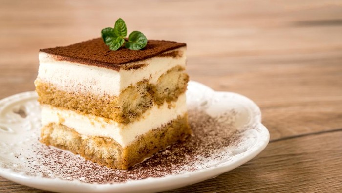 Ilustrasi tiramisu cake
