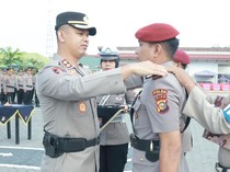 Pesan Kapolres Inhu saat Lantik Kasat Narkoba: Tindak Tegas Bandar!