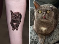 Seniman tato Yeono memiliki kemampuan yang luar biasa untuk urusan hyper-realistic tato hewan peliharaan. Berikut ini beberapa contohnya.