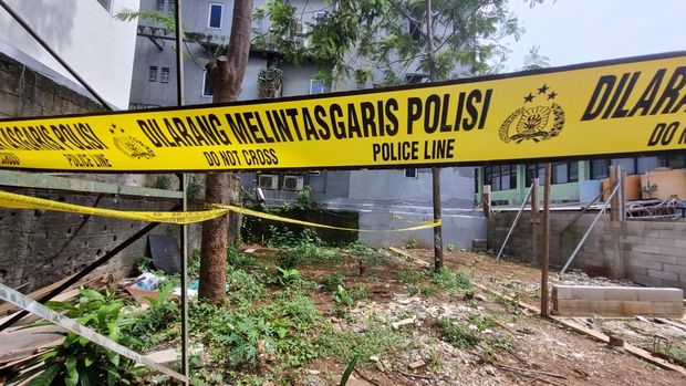 Lahan kosong TKP penemuan mayat terapis wanita di Jaksel (Taufiq/detikcom)