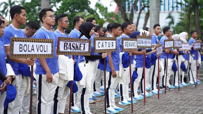 Pelepasan 269 atlet untuk Pornas XVII Korpri 2025 di Sumsel.