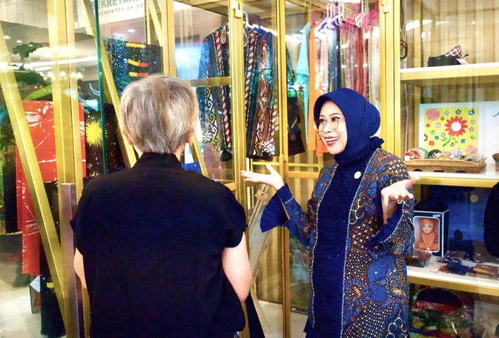 Penasihat I Dharma Wanita Persatuan (DWP) Kementerian Sosial (Kemensos), Fatma Saifullah Yusuf,
