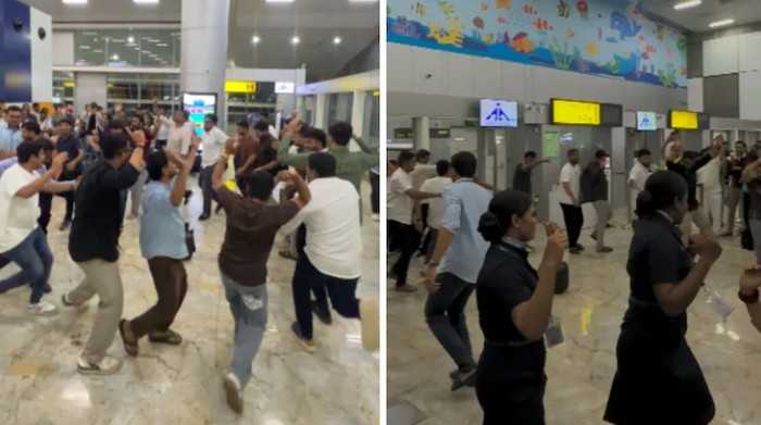Penumpang berjoget saat pesawat delay