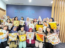 PFI Mega Life Jaga Kesehatan Mental Karyawan Lewat Workshop Batik