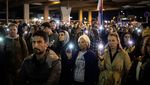 Potret Gelombang Protes Anti-Pemerintah Terus Berlanjut di Serbia