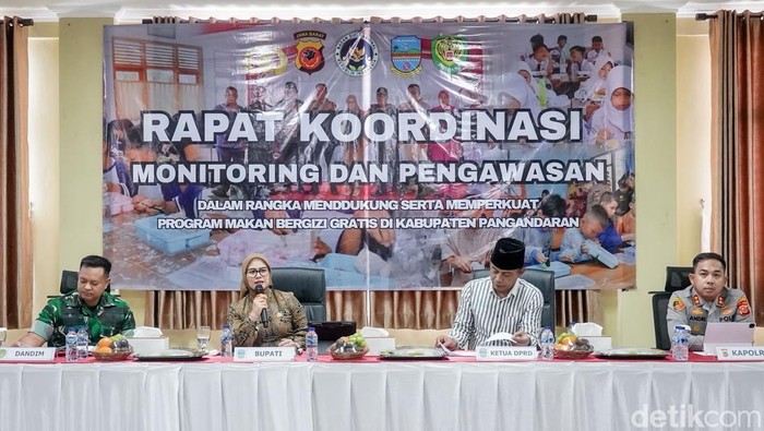 Rakor Evaluasi MBG di Pangandaran