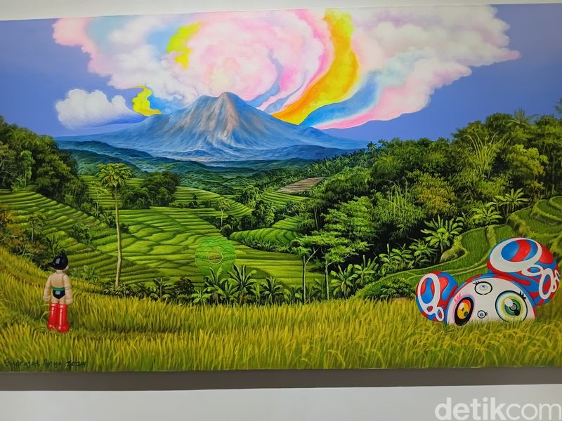 SBY Buka Pameran Seni 'Panen Raya' di Art:1 New Museum, pada Kamis malam (2/10).