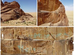 Seni Cadas Berusia 12.000 Tahun Ungkap Peradaban di Gurun Arab