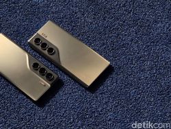 Wujud Tecno Camon 40 Pro 5G Sandy Titanium,  Warna Baru Harga Rp 3 Jutaan