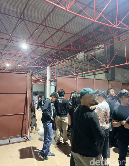 Penampakan venue konser The Smashing Pumpkins.