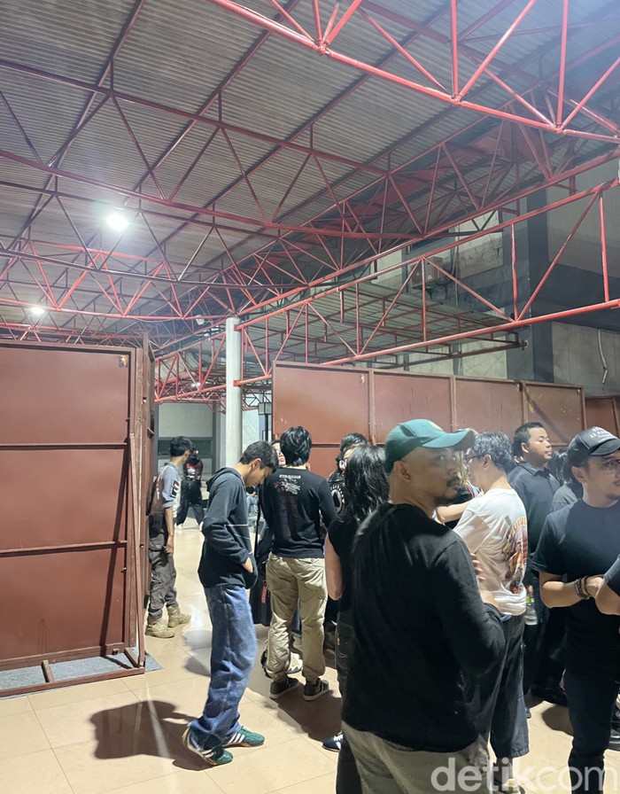 Penampakan venue konser The Smashing Pumpkins.