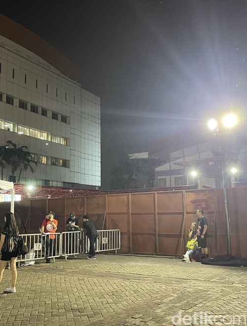 Penampakan venue konser The Smashing Pumpkins.