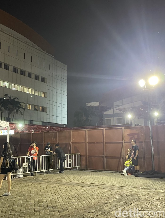 Penampakan venue konser The Smashing Pumpkins.