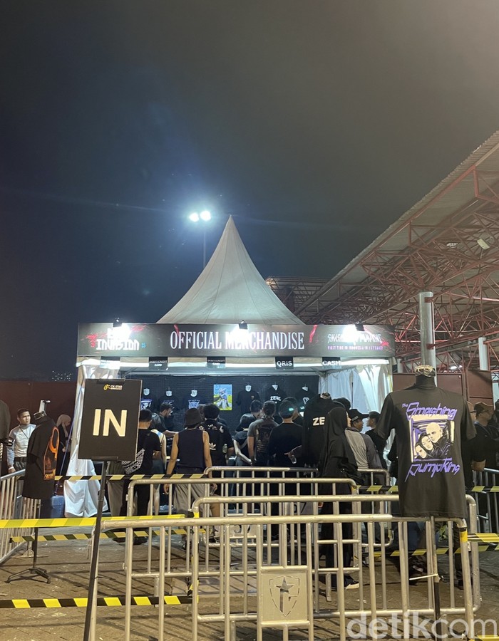 Penampakan venue konser The Smashing Pumpkins.