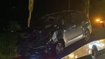 Penampakan Mobil Rombongan Cantika Davinca Usai Kecelakaan