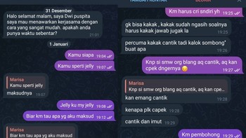 Ketika penipu ngegombal. Foto: X.com