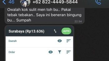 Pelaku dan calon koran saling curhat. Foto: X.com
