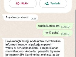 Chat WhatsApp Penipu Online Ini Bikin Marah hingga Ngakak