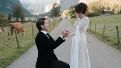 Nih Momen Awal El Rumi Lamar Syifa Hadju di Swiss, Romantis Abis!