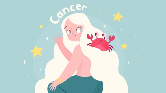 Ilustrasi zodiak Cancer