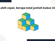 Tes Seberapa Cepat Otak Kamu Bekerja, Coba Hitung Berapa Banyak Balok Ini!