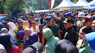 Kemeriahan Warga Sumut Ikut Ramaikan Kegiatan Jelang HUT ke-80 TNI di Medan