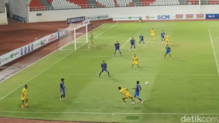 Laga antara PSIS lawan Barito dalam laga Championship 2025/2026 di Stadion Jatidiri, Sabtu (4/10/2025).
