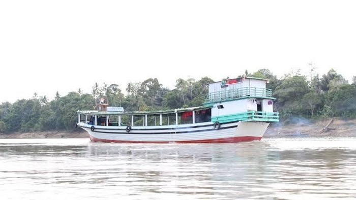 Sungai Mahakam, Lokasi Ngalak Air. (Foto: Dinas Perikanan Kubar)