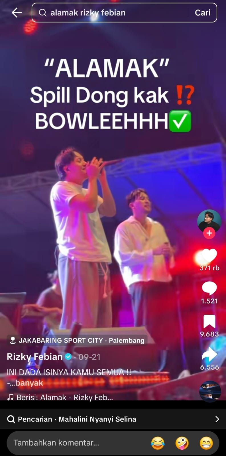 tankapan layar TikTok