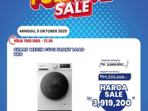Di Transmart Full Day Sale Mesin Cuci Front Loading 7 Kg Cuma Rp 3 Jutaan