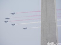 Video Baku Tembak di Atas Tank hingga Aksi Pesawat Tempur di HUT Ke-80 TNI