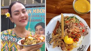10 Potret Finalis Miss Indonesia Wayan Macrae Jualan Nasi Campur Bali Halal