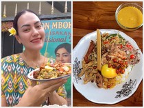 10 Potret Finalis Miss Indonesia Wayan Macrae Jualan Nasi Campur Bali Halal