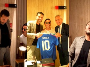 Baru Buka Resto, Salt Bae Langsung Kedatangan Bintang Bola Italia!