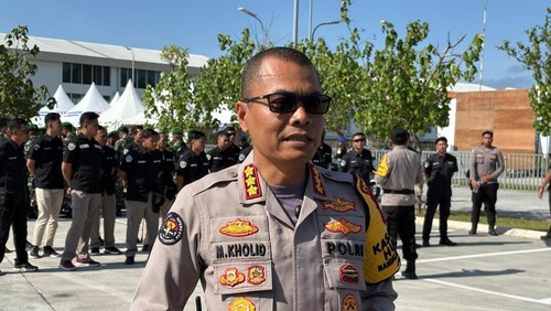 Kasatgas Humas Operasi Mandalika Rinjani 2025, Kombes Mohammad Kholid. (Ahmad Viqi/detikBali)