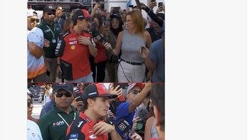 Marc Marquez usai kecelakaan. Foto: X.com