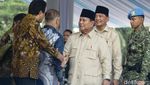 Momen Presiden Prabowo Cek Pasukan di Upacara HUT ke-80 TNI