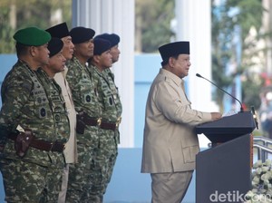 Pidato Lengkap Prabowo di HUT Ke-80 TNI, Minta Tak Lengah-Terus Introspeksi