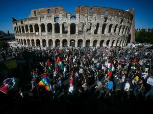 Gelombang Demo di Eropa Tuntut Aktivis Global Sumud Flotilla Dibebaskan