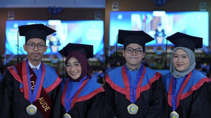 Pasangan wisuda ITS